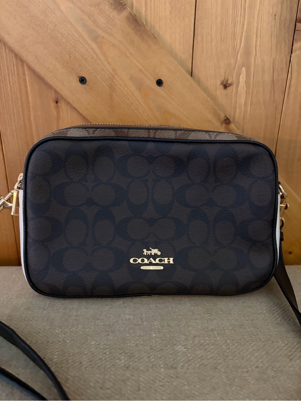 COACH Jes Crossbody Bag in Blocked Signature Canvas | Model #C1767 - Picture 2 of 15